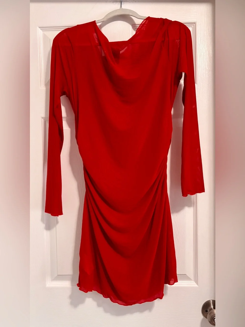 Reformation Reese Knit Dress in Red- VGUC Sz XL